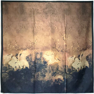 NWT Double Sided Silk Scarf 52"x52" Large Square Shawl Wrap XiangYunSha 3674
